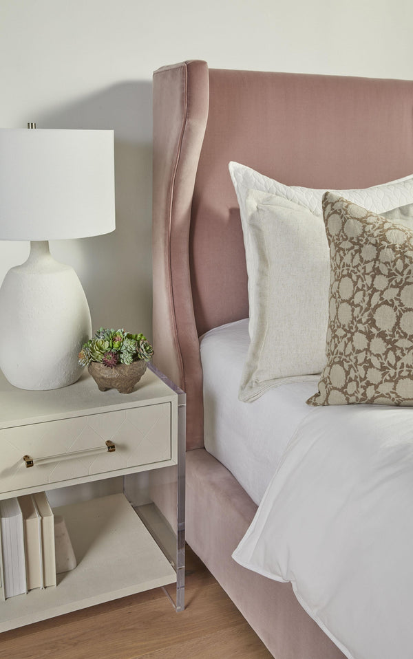 Sonia Shagreen 1-Drawer Nightstand