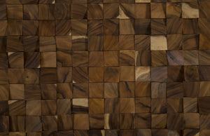 Blocks Wall Art, Chamcha Wood, Natural, Large