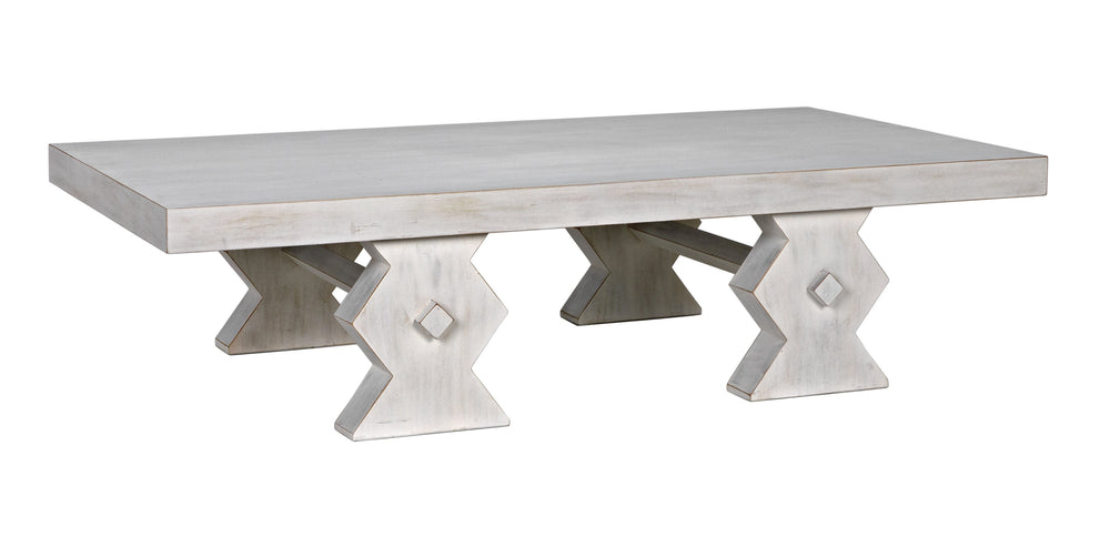 Suzu Coffee Table, White Wash