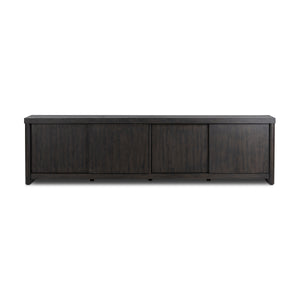 Laredo Media Console In Smoked Black Veneer