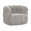 Walter Upholstered Swivel Chair in Heathered Gray