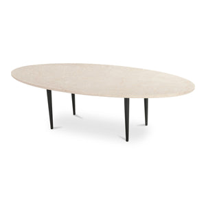 Moe's Winona Coffee Table in Botticino Beige Marble