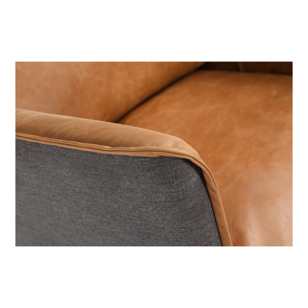 Messina Leather Armchair in Brown