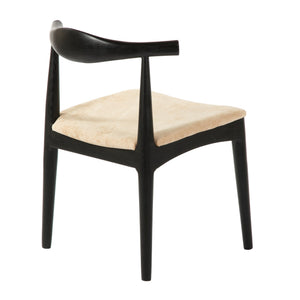 The President's Side Chair - Black / Upholstery