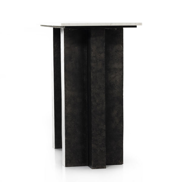 Terrell Console Table In Raw Black