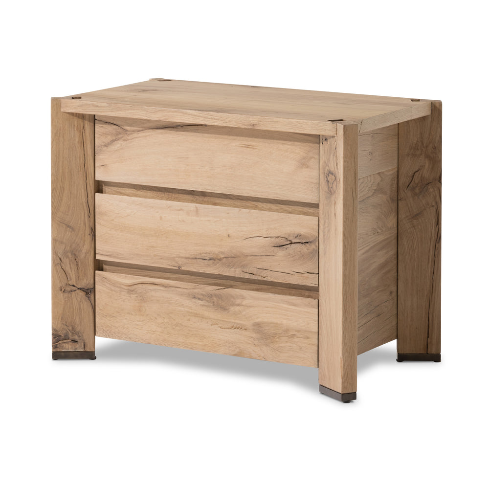 Cassio Nightstand in Natural Reclaimed French