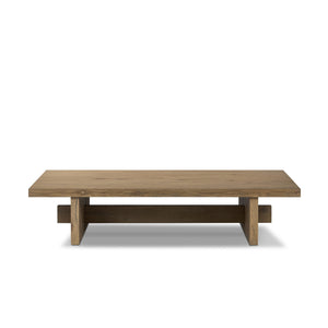 Isaac Coffee Table In Rubbed Light Oak Veneer