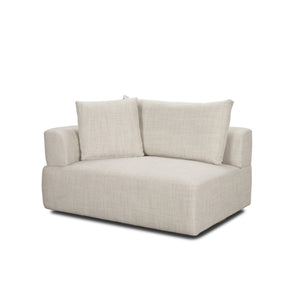 Warner Oatmeal 3 Piece Sofa Set W/Corner Piece