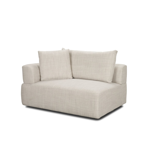 Warner Oatmeal 3 Piece Sofa Set W/Corner Piece