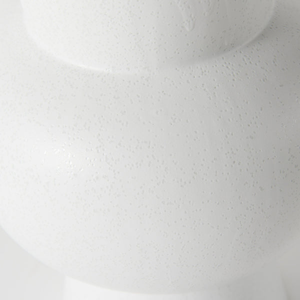 Laforge 10.8H Medium White Ceramic Vase