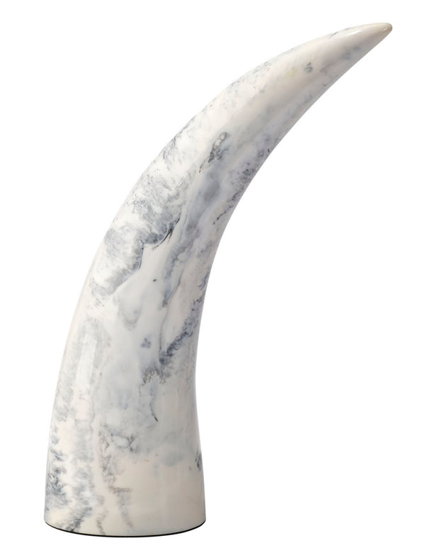  Variegated Horn Decorative Objects, Set of 3