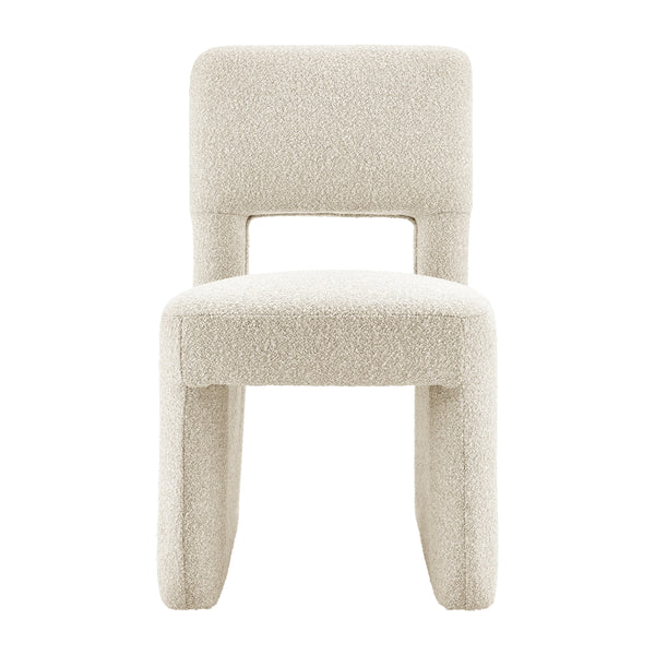 Willa Boucle Dining Side Chair, Milford Beige 