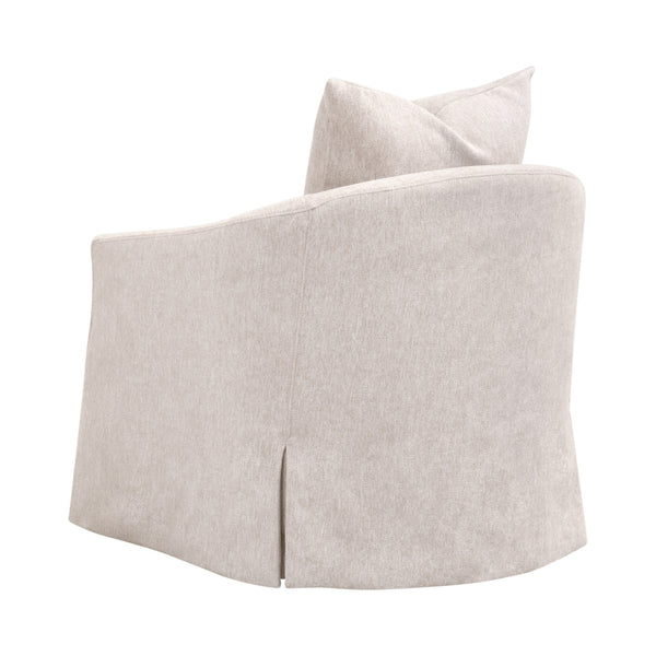 Faye Slipcover Swivel Club Chair