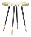 Particle Side Table Black & Gold