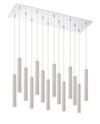 Forest 14 Light Island/Billiard in Chrome Finish