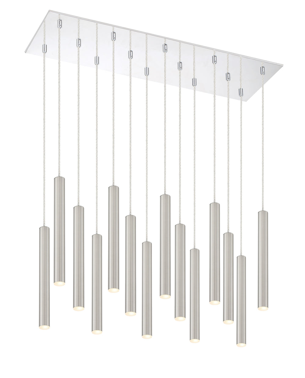 Forest 14 Light Island/Billiard in Chrome Finish