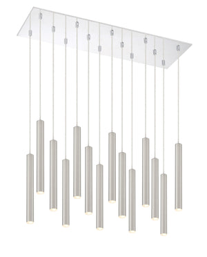 Forest 14 Light Island/Billiard in Chrome Finish