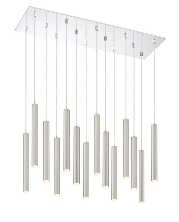 Forest 14 Light Island/Billiard in Chrome Finish