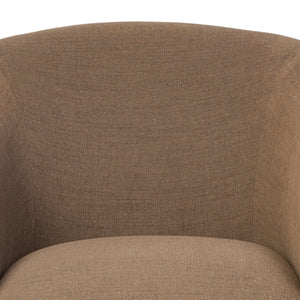 Channing Swivel Chair - Crypton Nomad Mushroom