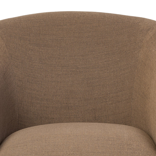 Channing Swivel Chair - Crypton Nomad Mushroom