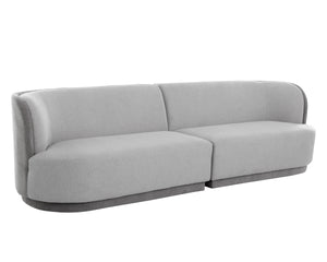JACLYN MODULAR - RIGHT ARMCHAIR - EGYPT LIGHT GREY / DANNY MEDIUM GREY