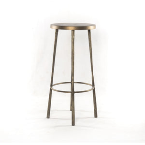 Westwood Barstool in Antique Brass
