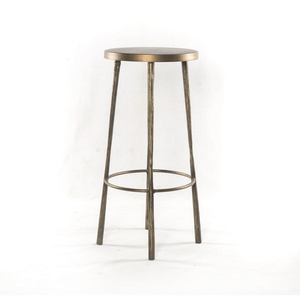 Westwood Barstool in Antique Brass