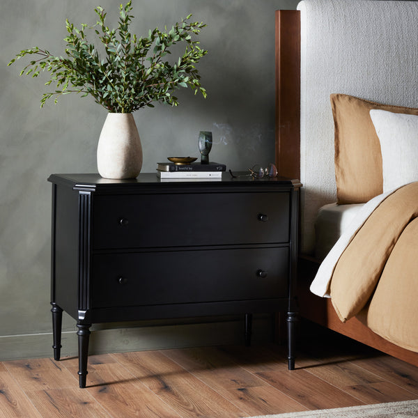 Lendon Nightstand in Black