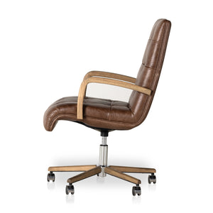 Luca Desk Chair In Sonoma Coco