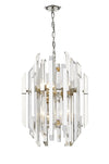 Bova 9 Light Pendant in Polished Nickel Finish