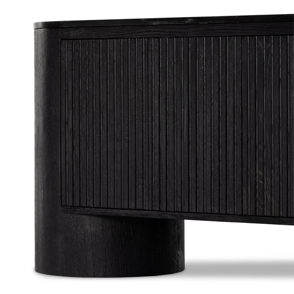 Giovani Media Console In Black Marble