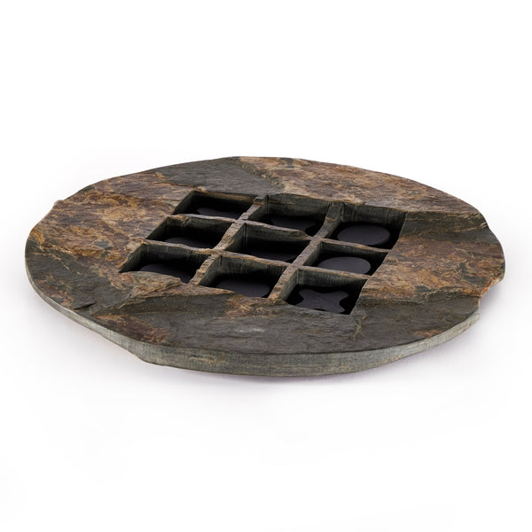 Stone Tic Tac Toe In Grey Stone