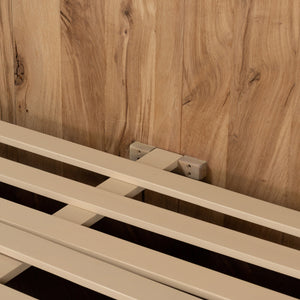 Lara Queen Bed in Natural Reclaimed French Oak
