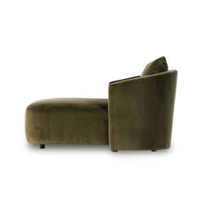Farrah Chaise Lounge In Surrey Olive