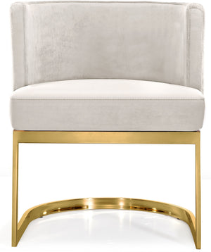 Donna Dining Chair In Cream Velvet