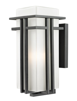 Abbey Outdoor Wall Light in Black Finish