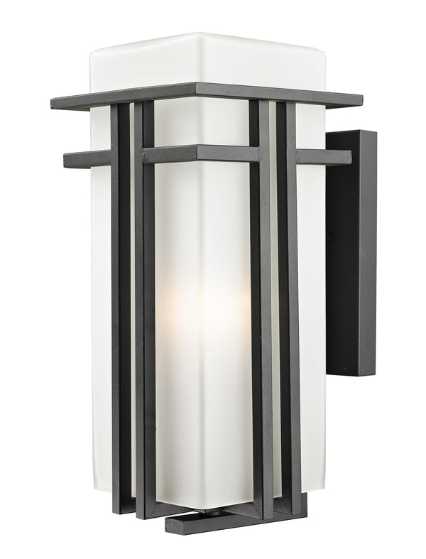 Abbey Outdoor Wall Light in Black Finish
