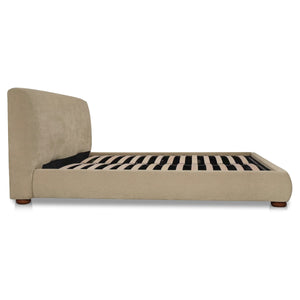 Moe's Beau Queen Storage Bed in Warm Beige