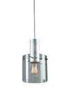 Henley AC11520CL Pendant in Brushed Aluminum & Clear Glass