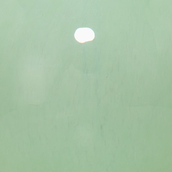 Studio Table Glass Lamp with Linen Shade, Green