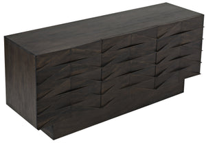 Drake Ebony Walnut Sideboard in Walnut and Veneer