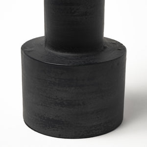 Bolton I 3.9L x 3.9W x 10.6H Black Metal Table Candle Holders