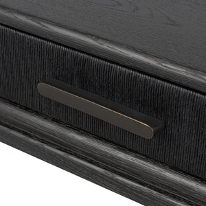 Rosenell Console Table - 60" - Black Oak Solid
