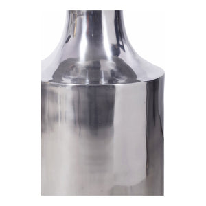 Rassa Accent Table in Polished Silver