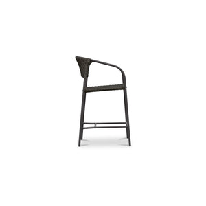 Moe's Zola Outdoor Counter Chair in Dark Brown