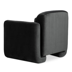 Moe's Fallon Accent Chair in Shadow Grey