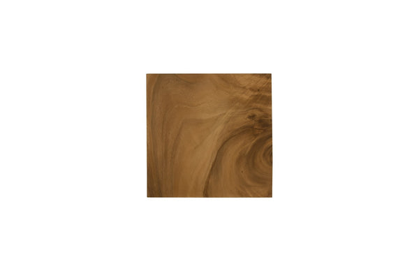 Origins Pedestal, Mitered Chamcha Wood, Natural, MD