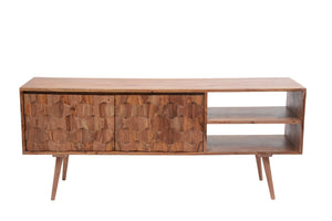 Moe's O2 TV Cabinet in Natural Sheesham Wood