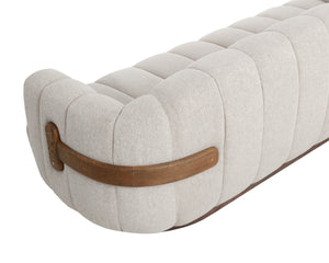 TADEO SOFA - WARM BROWN - DOVE CREAM