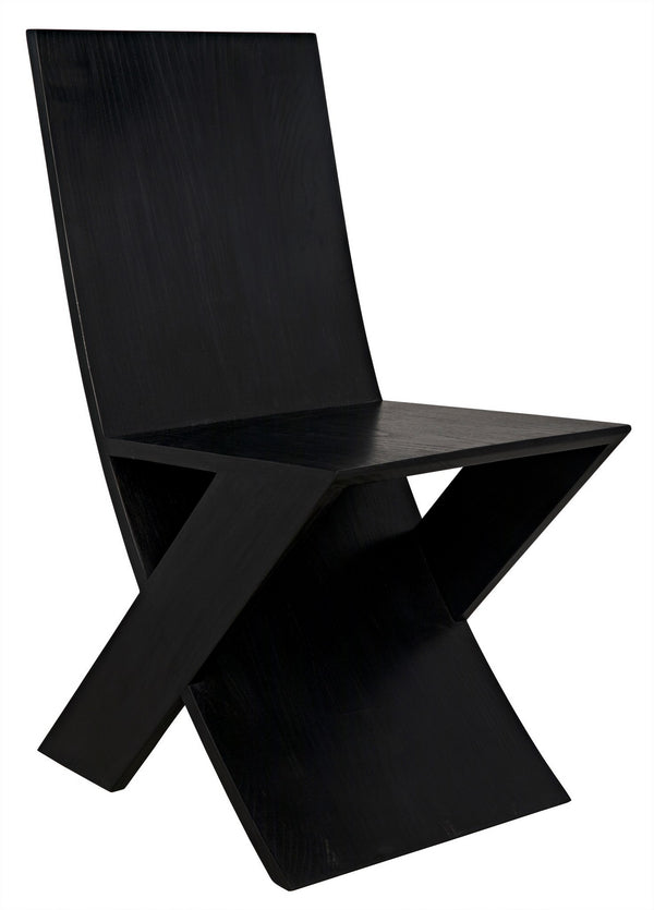 Tech Chair Sungkai/Mindi in Charcoal Black